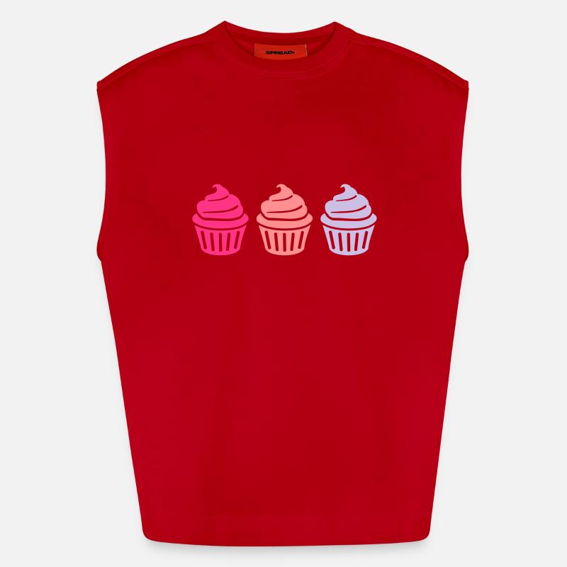 Cupcake Débardeur bio épais oversize fabriqué en UE