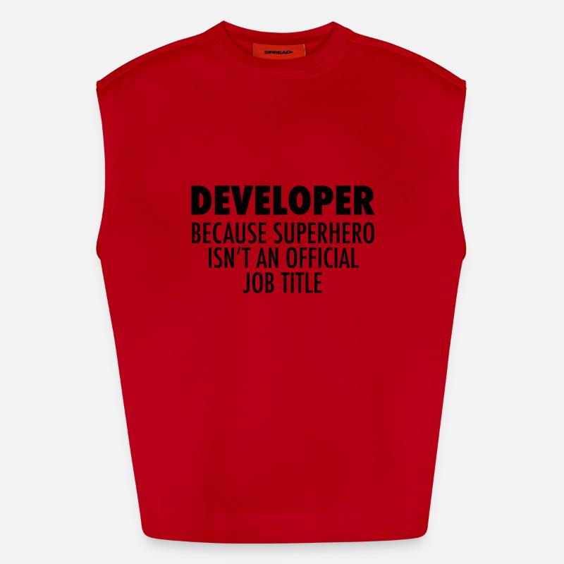 Developer Débardeur bio épais oversize fabriqué en UE