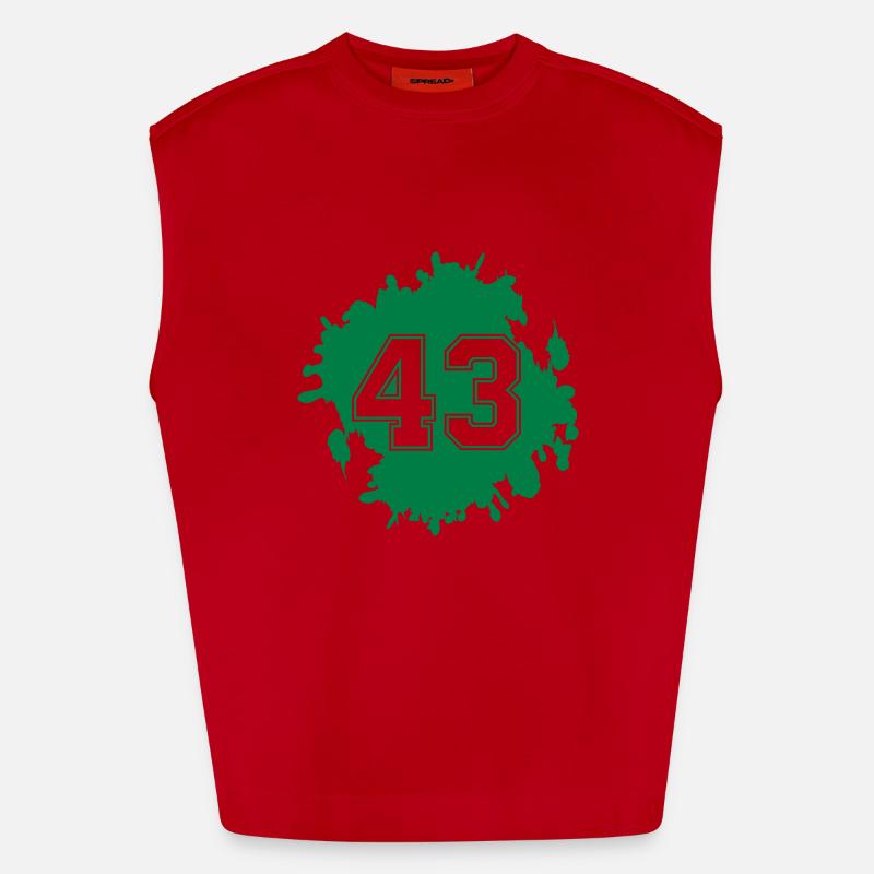 klecks 43 Heavyweight Oversized Organic Tank Top Made in EU