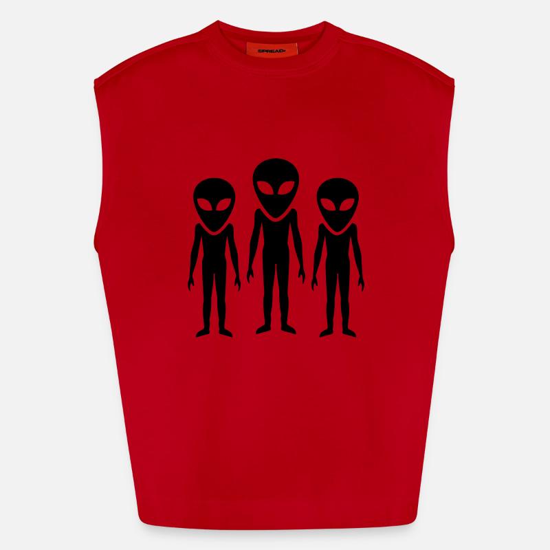 Alien Débardeur bio épais oversize fabriqué en UE