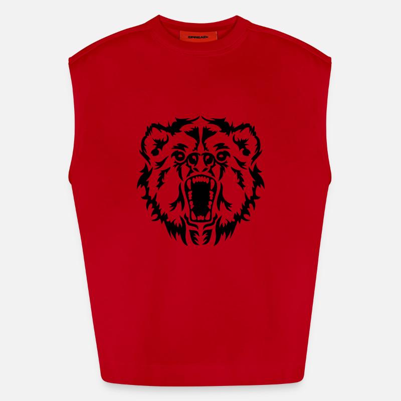 Bear Heavyweight Oversized Organic Tank Top Made in EU