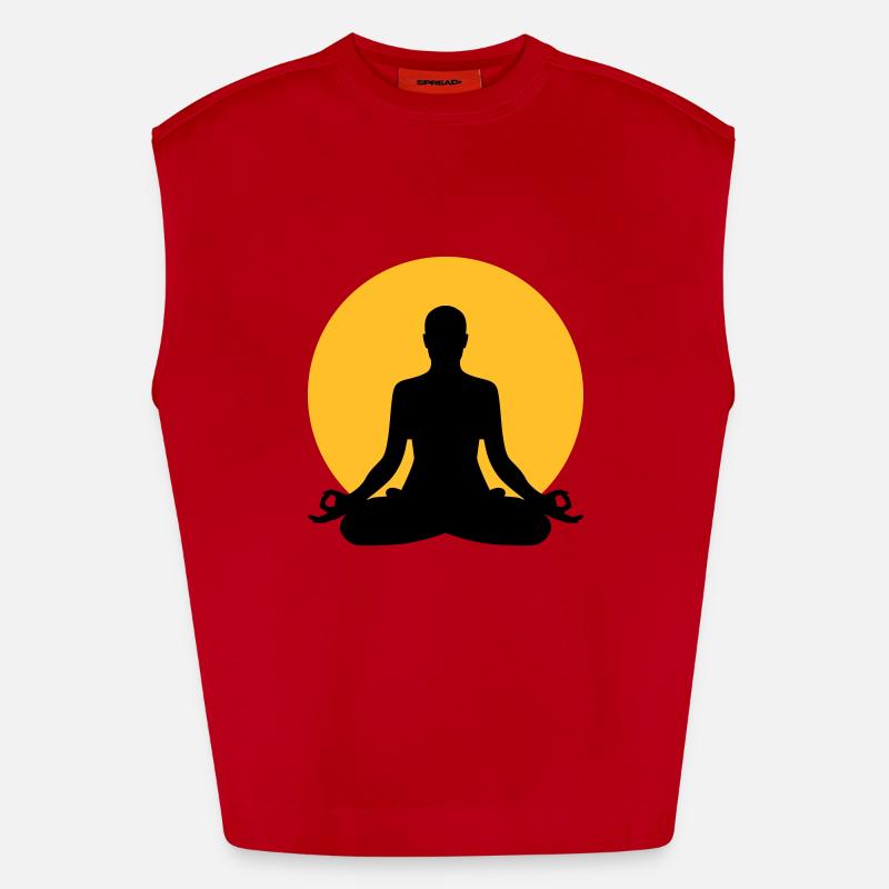 Meditation Heavyweight Oversized Organic Tank Top Made in EU