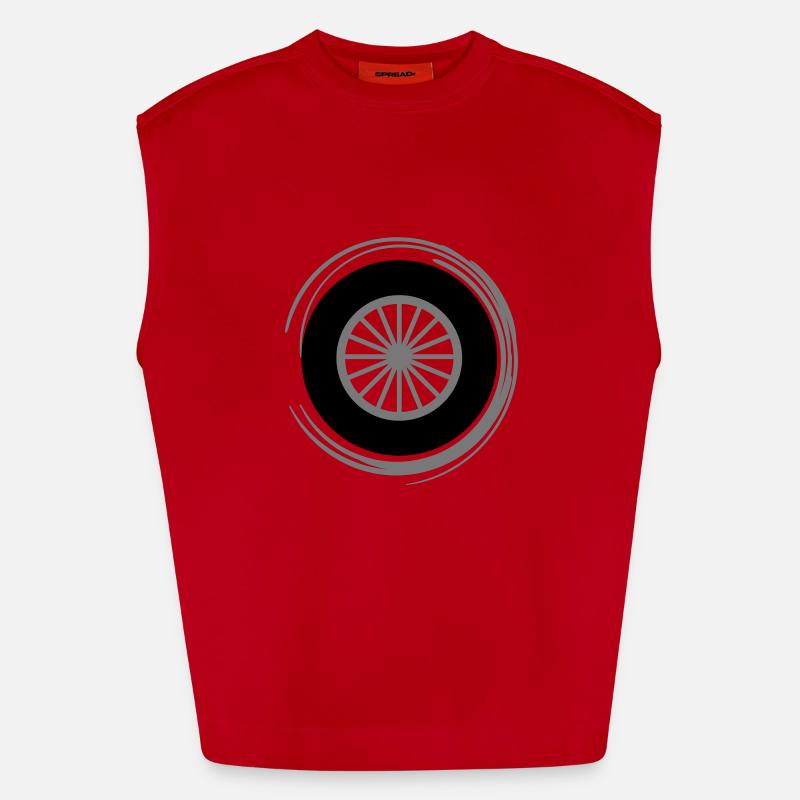 roues Débardeur bio épais oversize fabriqué en UE