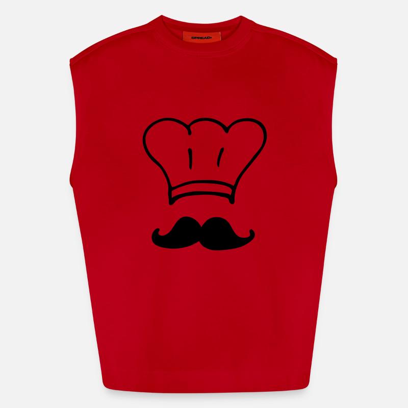 cook chef Heavyweight Oversized Organic Tank Top Made in EU