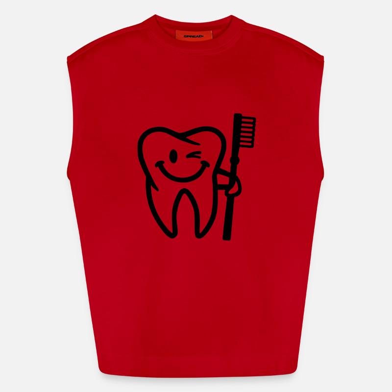 Tooth Heavyweight Oversized Organic Tank Top Made in EU