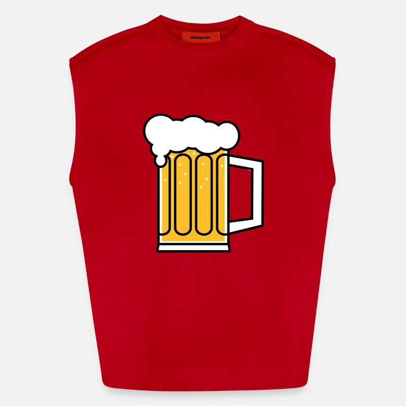 Brancard Débardeur bio épais oversize fabriqué en UE