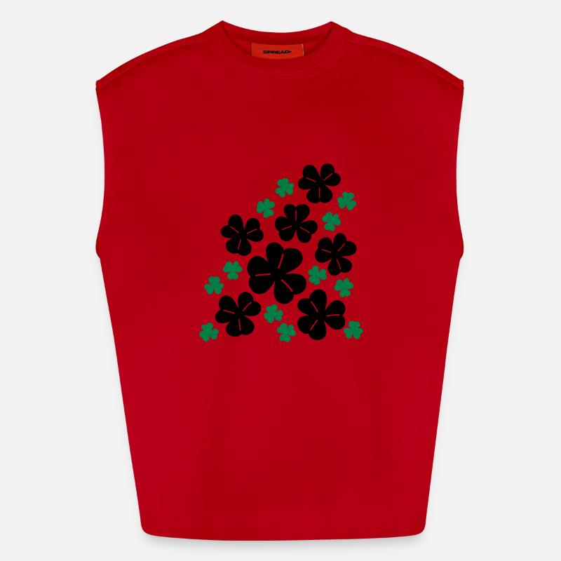 Shamrocks Heavyweight oversized organic tanktop made in EU