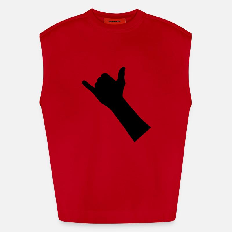 main Débardeur bio épais oversize fabriqué en UE