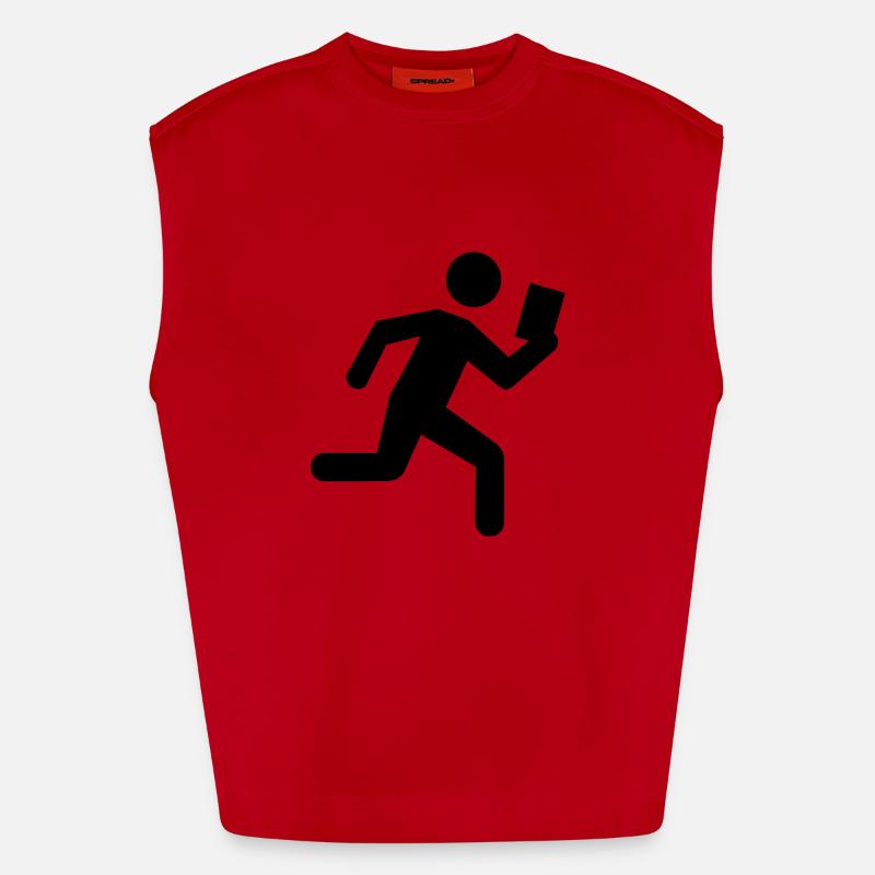 Course d'orientation Débardeur bio épais oversize fabriqué en UE