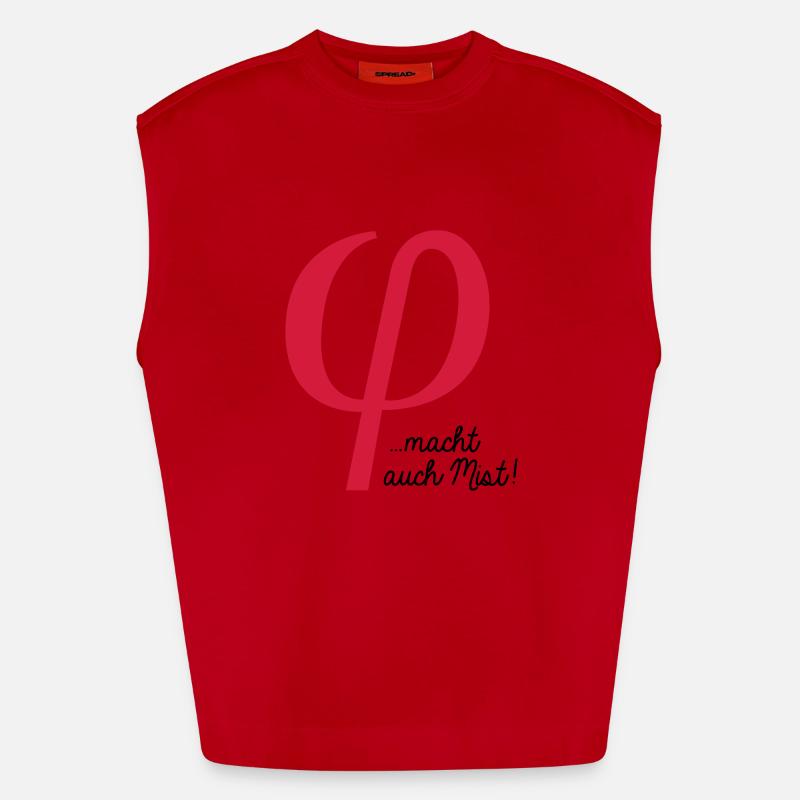 klein phi macht auch Mist Débardeur bio épais oversize fabriqué en UE