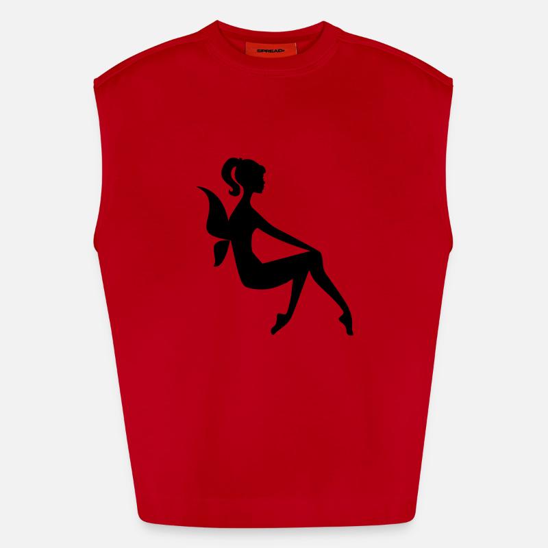 fée Débardeur bio épais oversize fabriqué en UE