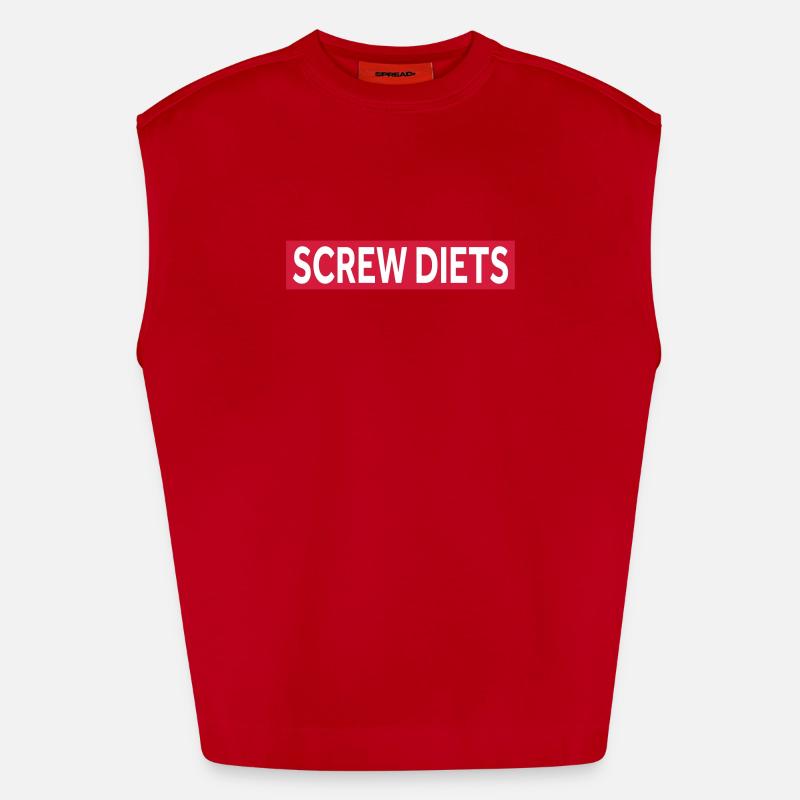 SCREW DIETS Heavyweight Oversized Organic Tank Top Made in EU