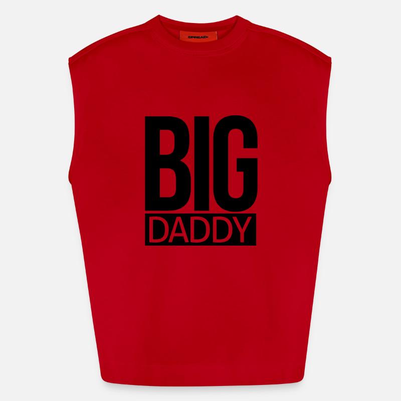 big daddy Heavyweight Oversized Organic Tank Top Made in EU