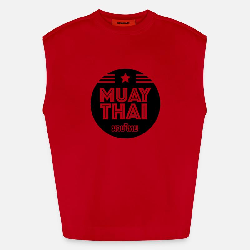 Muay Thai Débardeur bio épais oversize fabriqué en UE