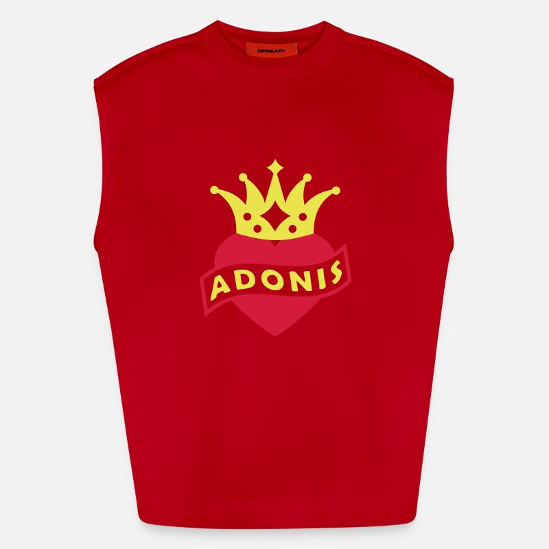 Mit Herz & Krone - ADONIS Heavyweight Oversized Organic Tank Top Made in EU