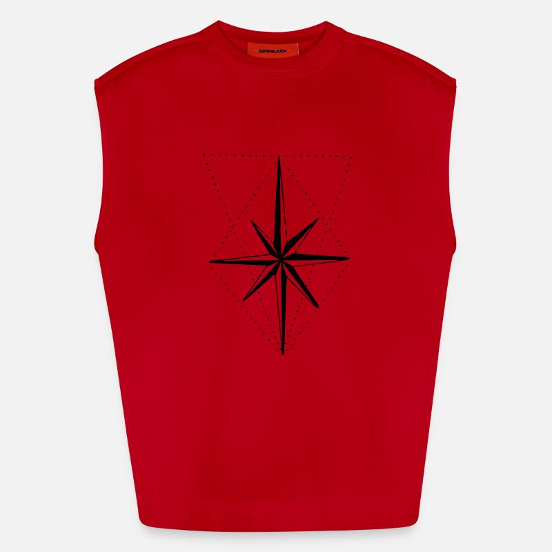 compass Heavyweight Oversized Organic Tank Top Made in EU
