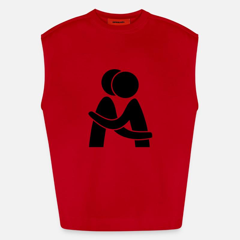 Hug Débardeur bio épais oversize fabriqué en UE