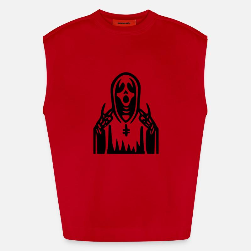 Prêtre Scream Débardeur bio épais oversize fabriqué en UE