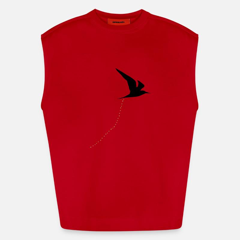 Kackvogel oiseaux merde oiseau merde 2c Débardeur bio épais oversize fabriqué en UE