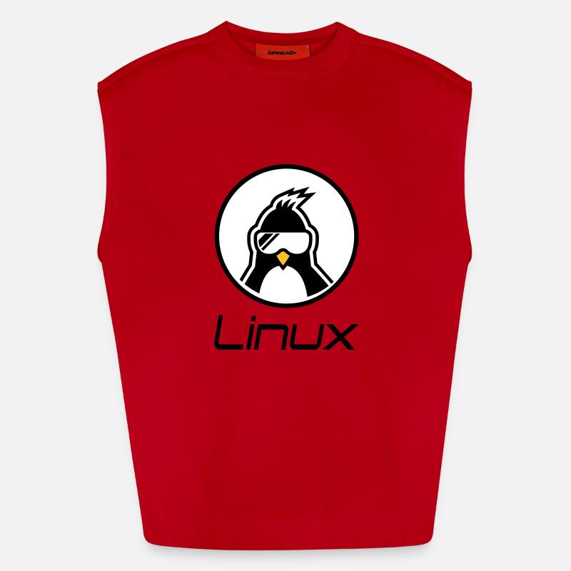 linux Débardeur bio épais oversize fabriqué en UE