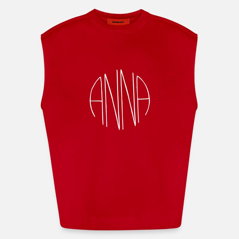 Anna gift Heavyweight Oversized Organic Tank Top Made in EU