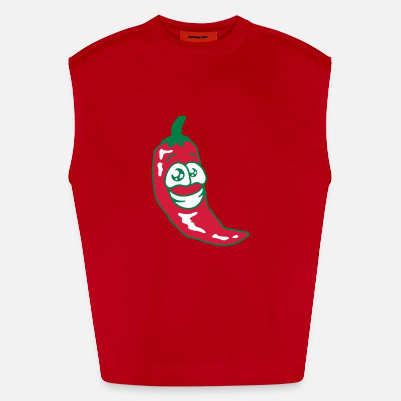 Enthousiaste Chilli Débardeur bio épais oversize fabriqué en UE