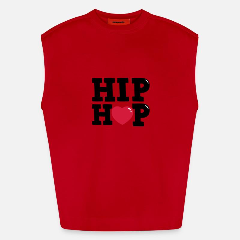 hiphop Heavyweight Oversized Organic Tank Top Made in EU