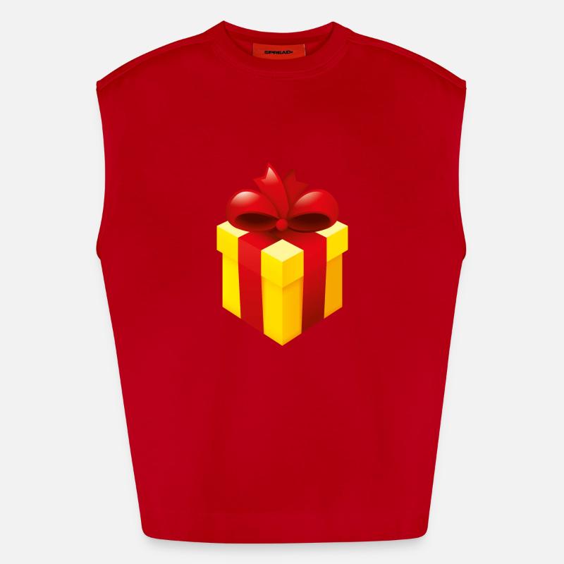 Smiley Present Débardeur bio épais oversize fabriqué en UE