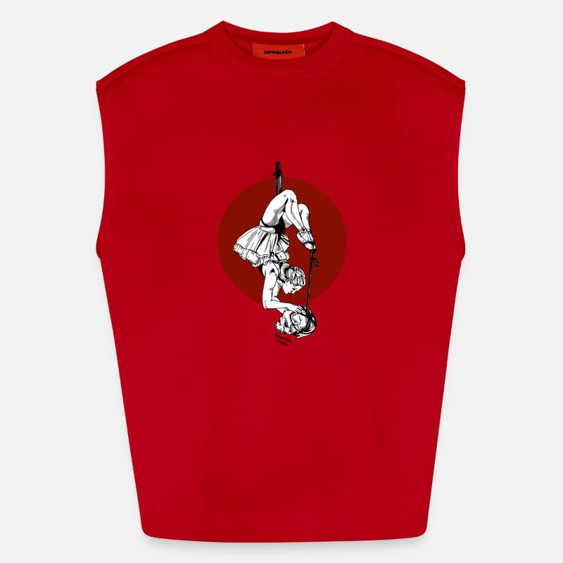 anatomie Studio impression 1 Débardeur bio épais oversize fabriqué en UE