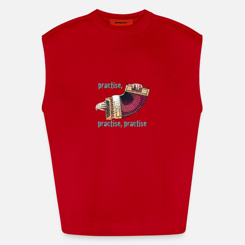 boîte de pratique Débardeur bio épais oversize fabriqué en UE