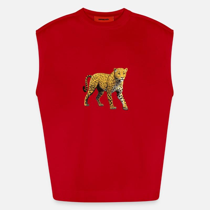 Guépard Débardeur bio épais oversize fabriqué en UE