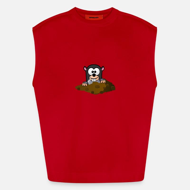 mole Heavyweight Oversized Organic Tank Top Made in EU