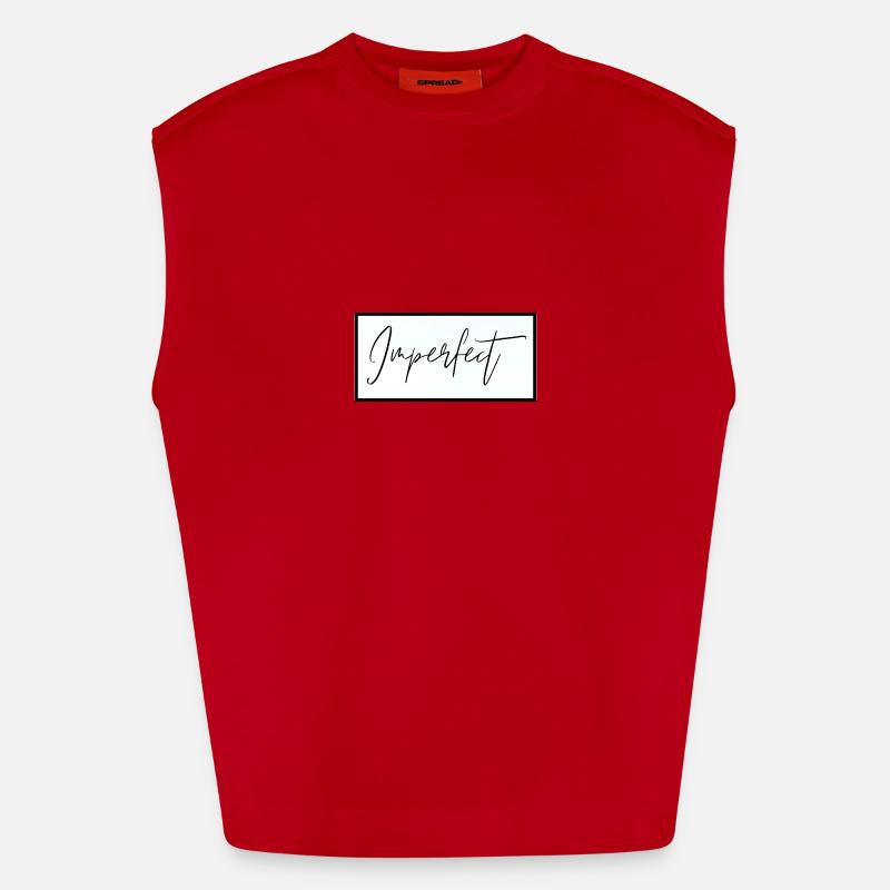 Perfectly Imperfect Heavyweight Oversized Organic Tank Top Made in EU