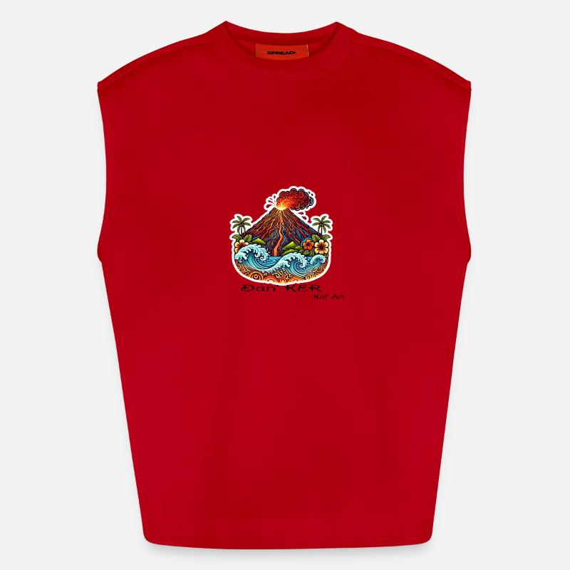 DAN KER 3 Heavyweight Oversized Organic Tank Top Made in EU