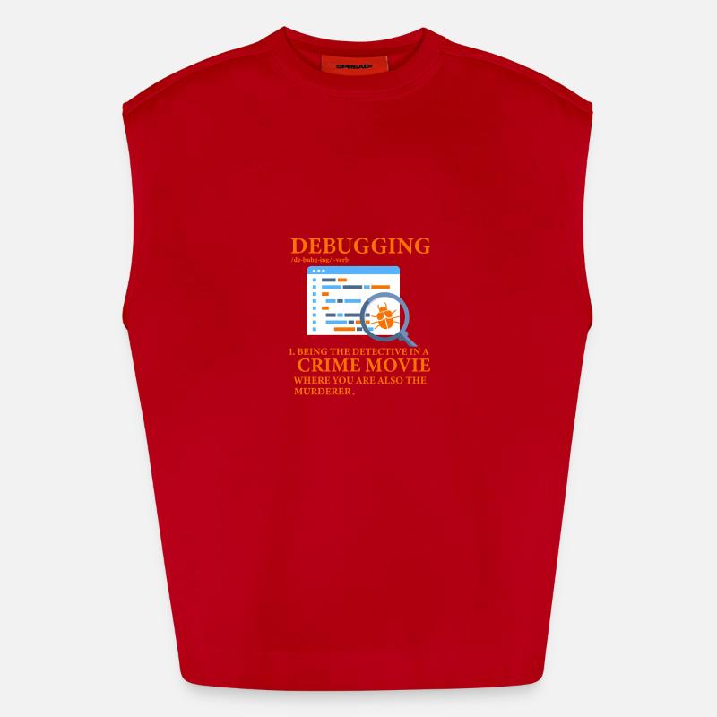 Debugging Heavyweight Oversized Organic Tank Top Made in EU