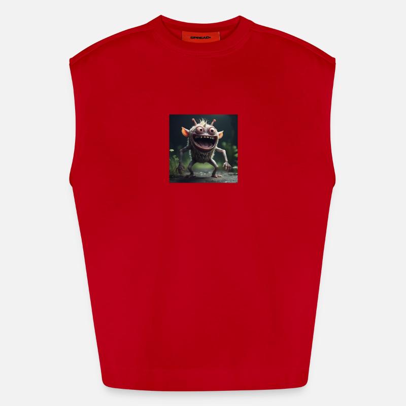 Créature joyeuse Débardeur bio épais oversize fabriqué en UE