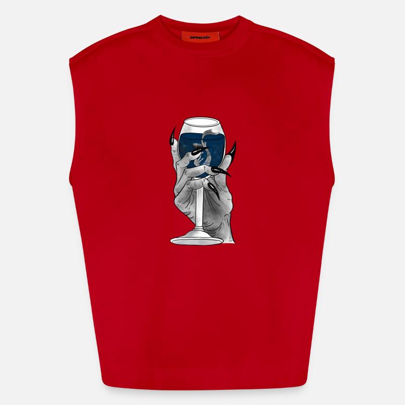 Devils Drink Heavyweight Oversized Organic Tank Top Made in EU