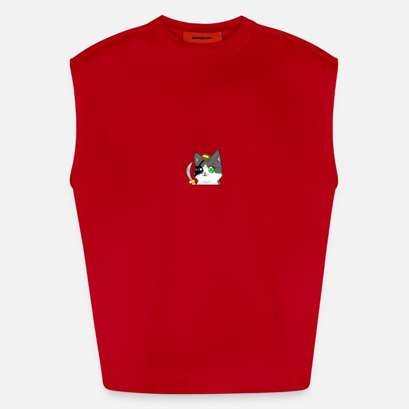 Chat pirate Débardeur bio épais oversize fabriqué en UE