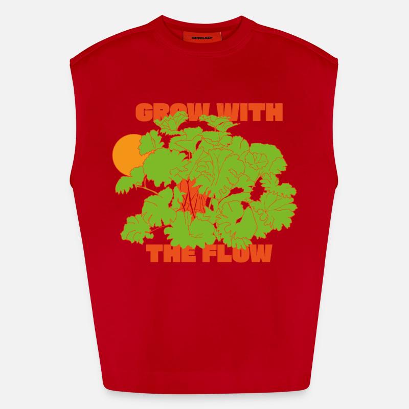 Évoluez avec l’instruction Flow Débardeur bio épais oversize fabriqué en UE