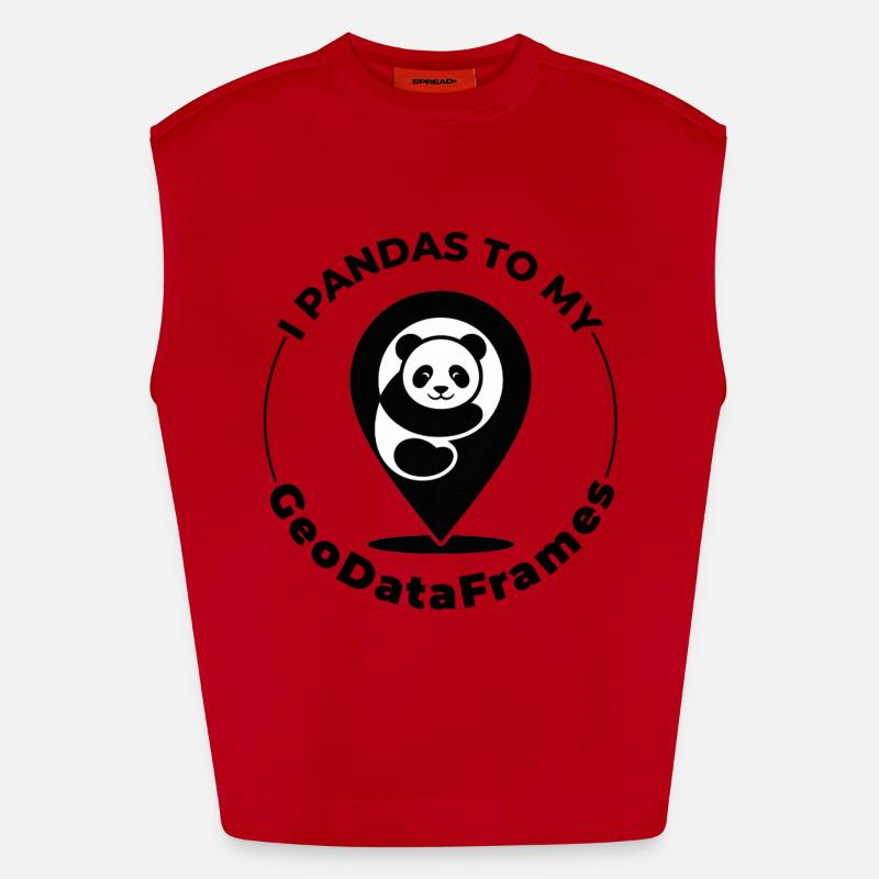 GeoDataFrames Pandas GIS Python Programmierung - Heavyweight Oversized Organic Tank Top Made in EU - undefined