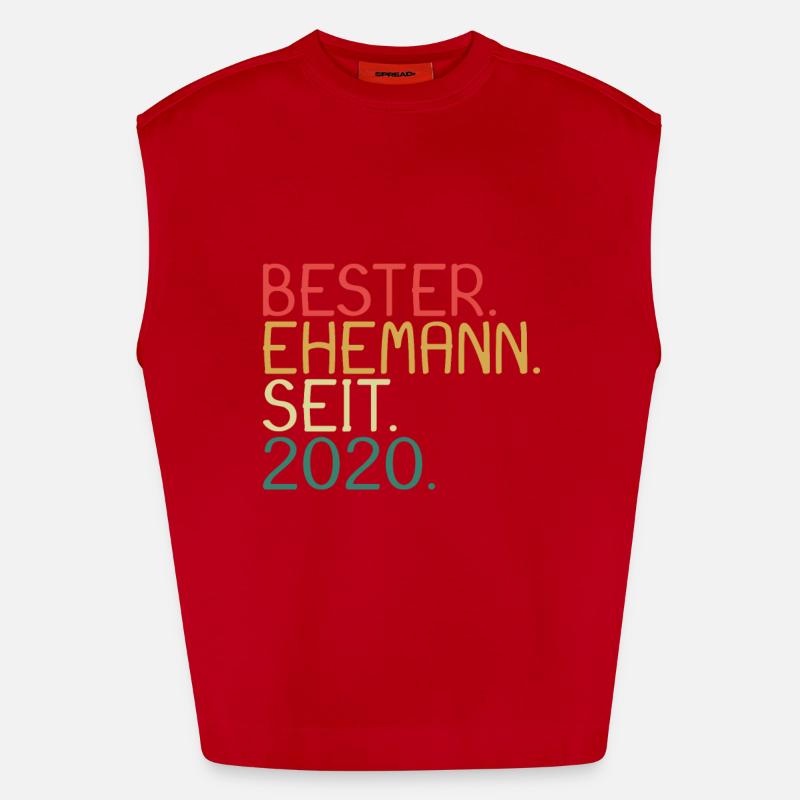 Bester Ehemann seit 2020 Heavyweight Oversized Organic Tank Top Made in EU