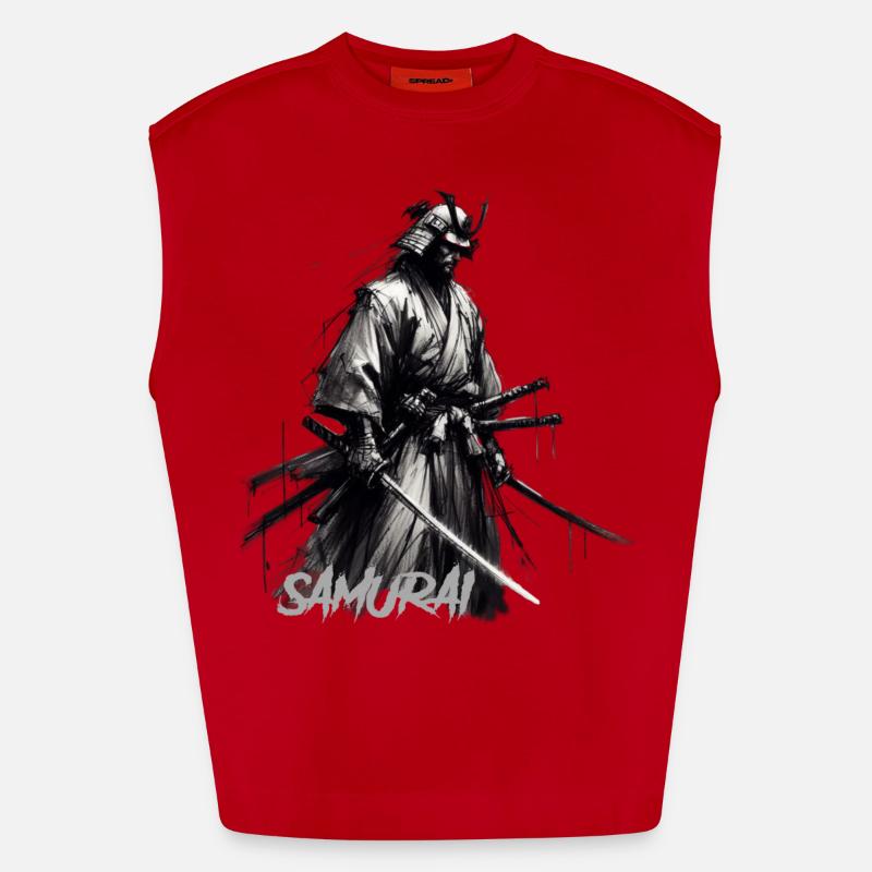 Samouraï Débardeur bio épais oversize fabriqué en UE