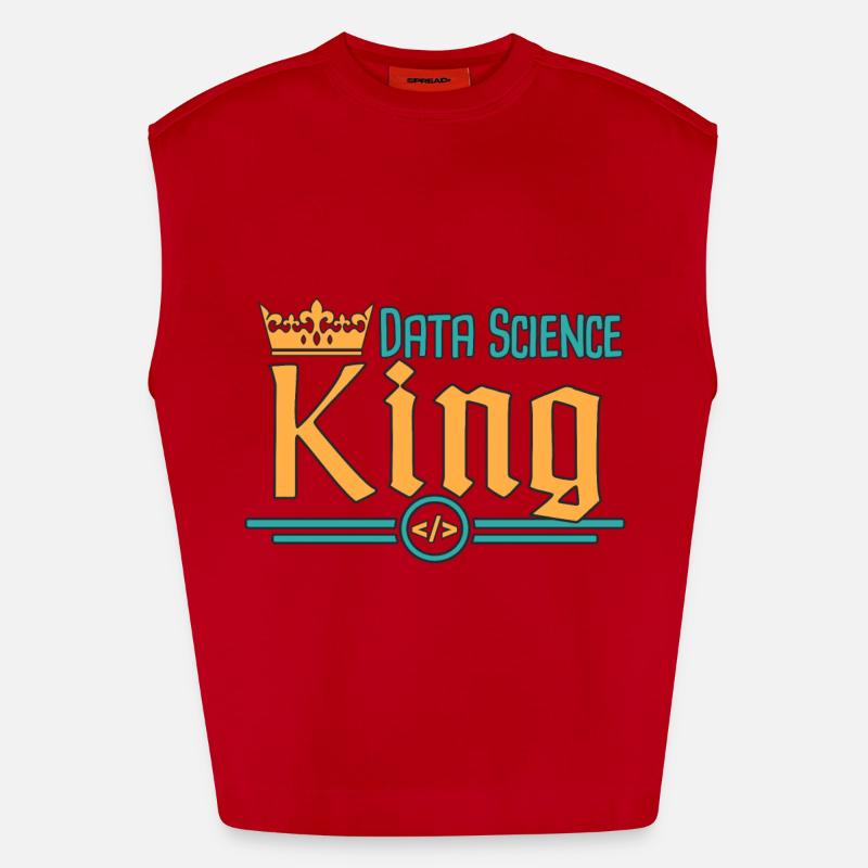 Data Science King Heavyweight Oversized Organic Tank Top Made in EU