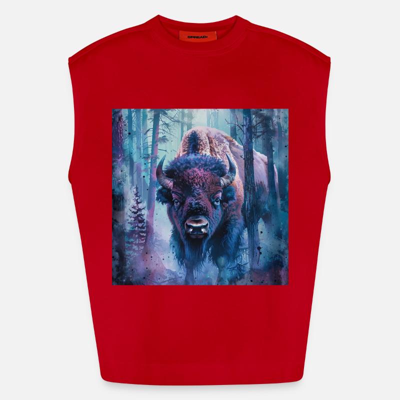 Bison Débardeur bio épais oversize fabriqué en UE