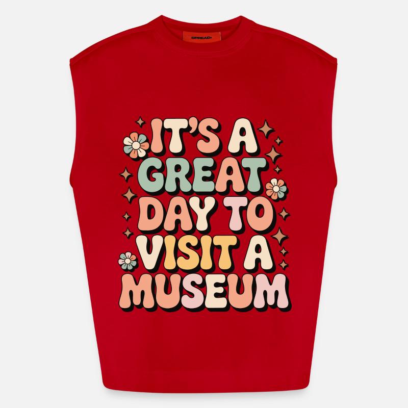 Musée Débardeur bio épais oversize fabriqué en UE