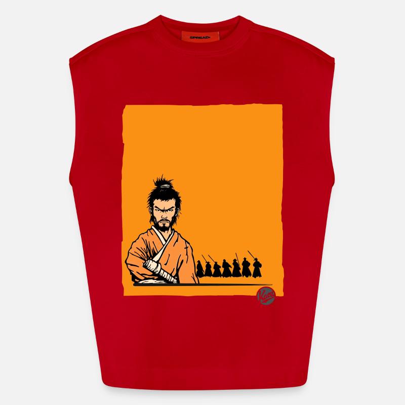 Le samouraï mortel Débardeur bio épais oversize fabriqué en UE