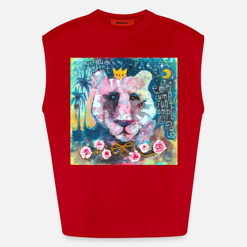 Odeur des roses Débardeur bio épais oversize fabriqué en UE