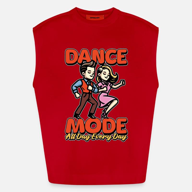 Dance Teacher Dance Mode All Day Dance Instructor Heavyweight Oversized Organic Tank Top Made in EU