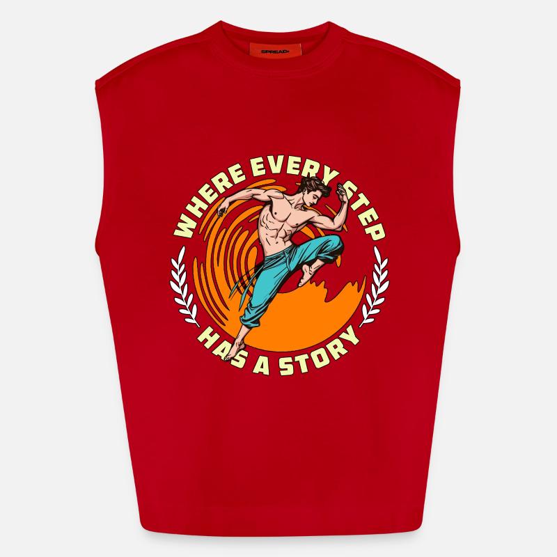 Dance Teacher Where Every Step Has Choreography Heavyweight Oversized Organic Tank Top Made in EU