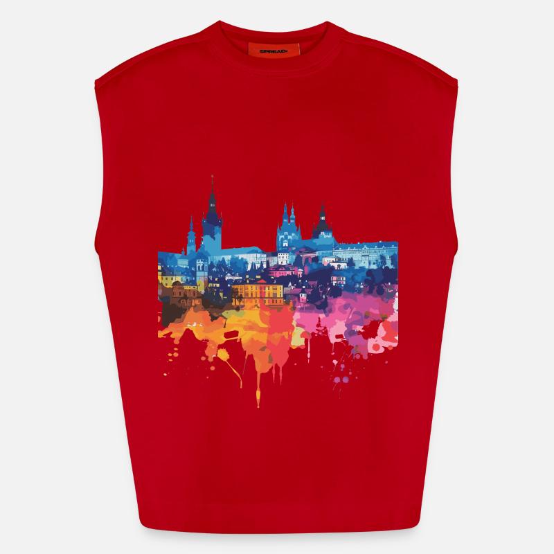 Fiume Hirschberg Canotta ecologica oversize Heavyweight Made in UE